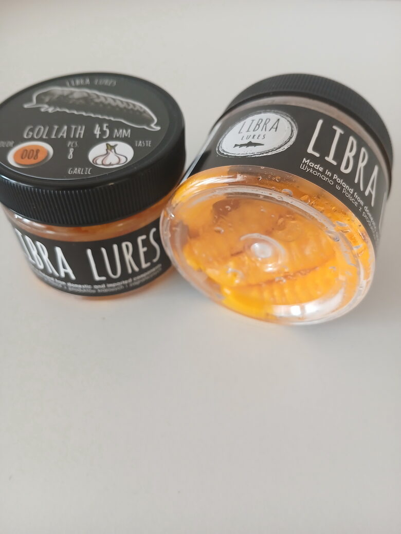 Goliath 45mm, 008-Dark yellow, 2,9gr, Garlic, 8pcs/pack